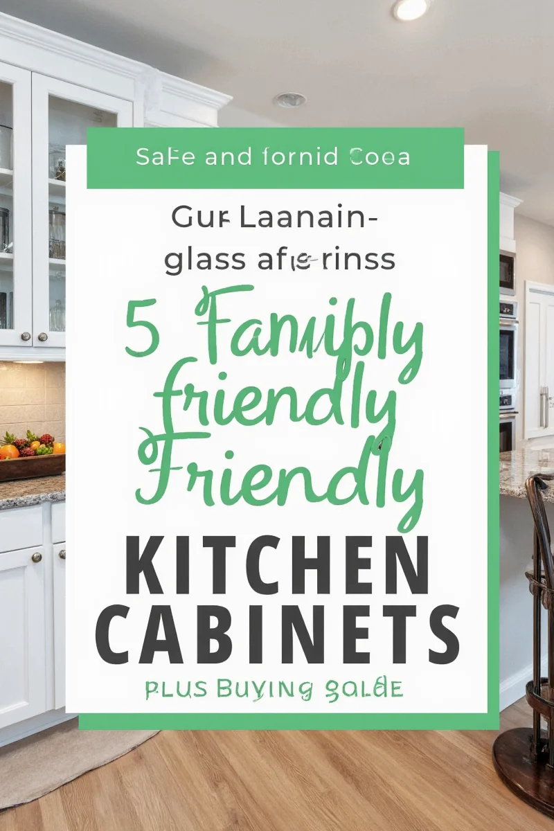 Tempered glass used in kitchen cabinets