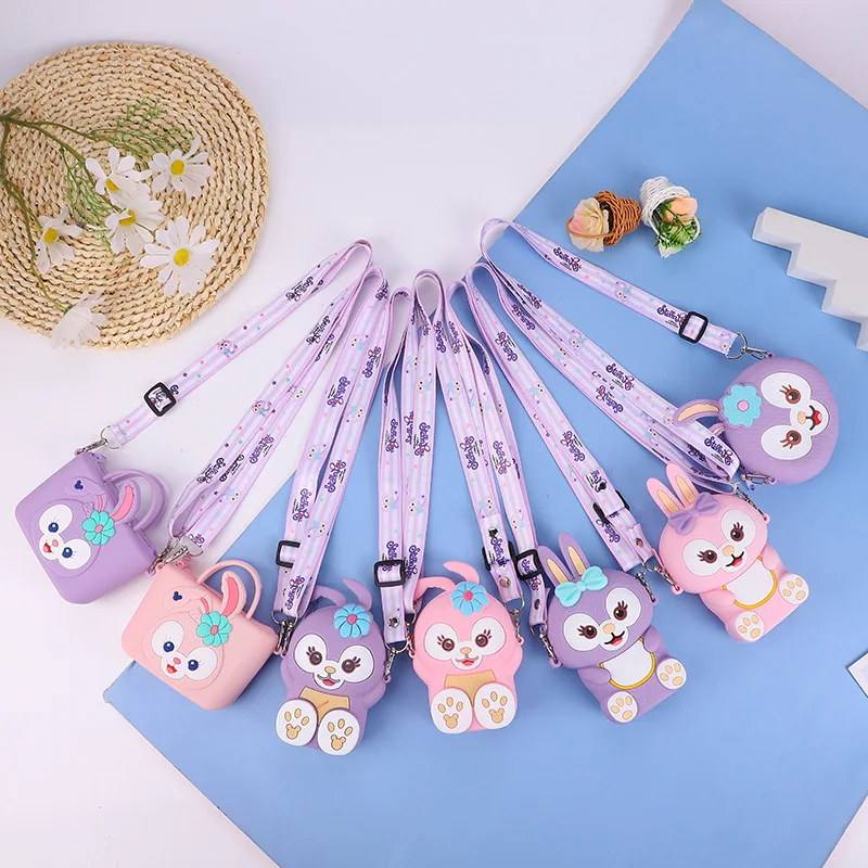 

Hot Sale Cartoon Rabbit Silicone Bag Coin Purse Fashion Girl Small Backpack Bag