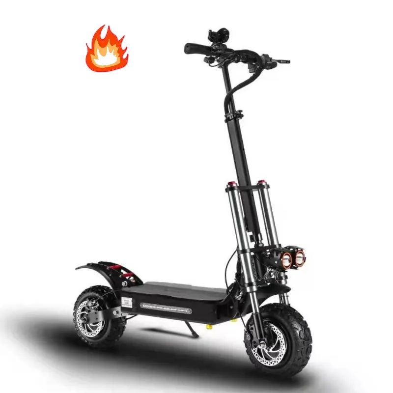 

EU USA STOCK high speed two wheel folding 8000w 60v 11inch offroad powerful electric scooter 6000w 72v