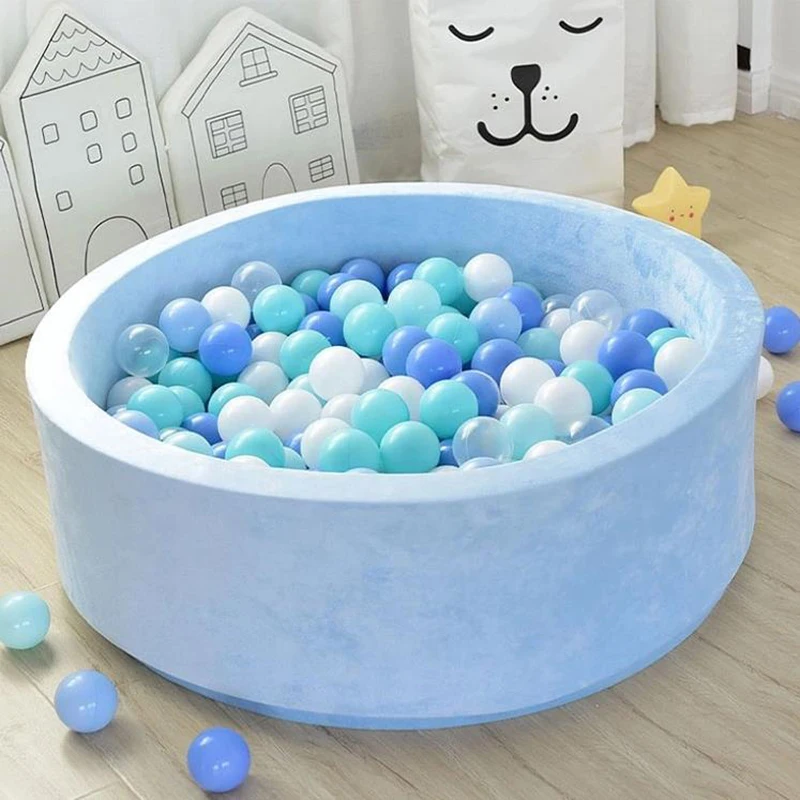 

Pink Blue Grey Soft Round Baby Game Birthday Gift Kids Ball Pit Ball Pool, Customizable