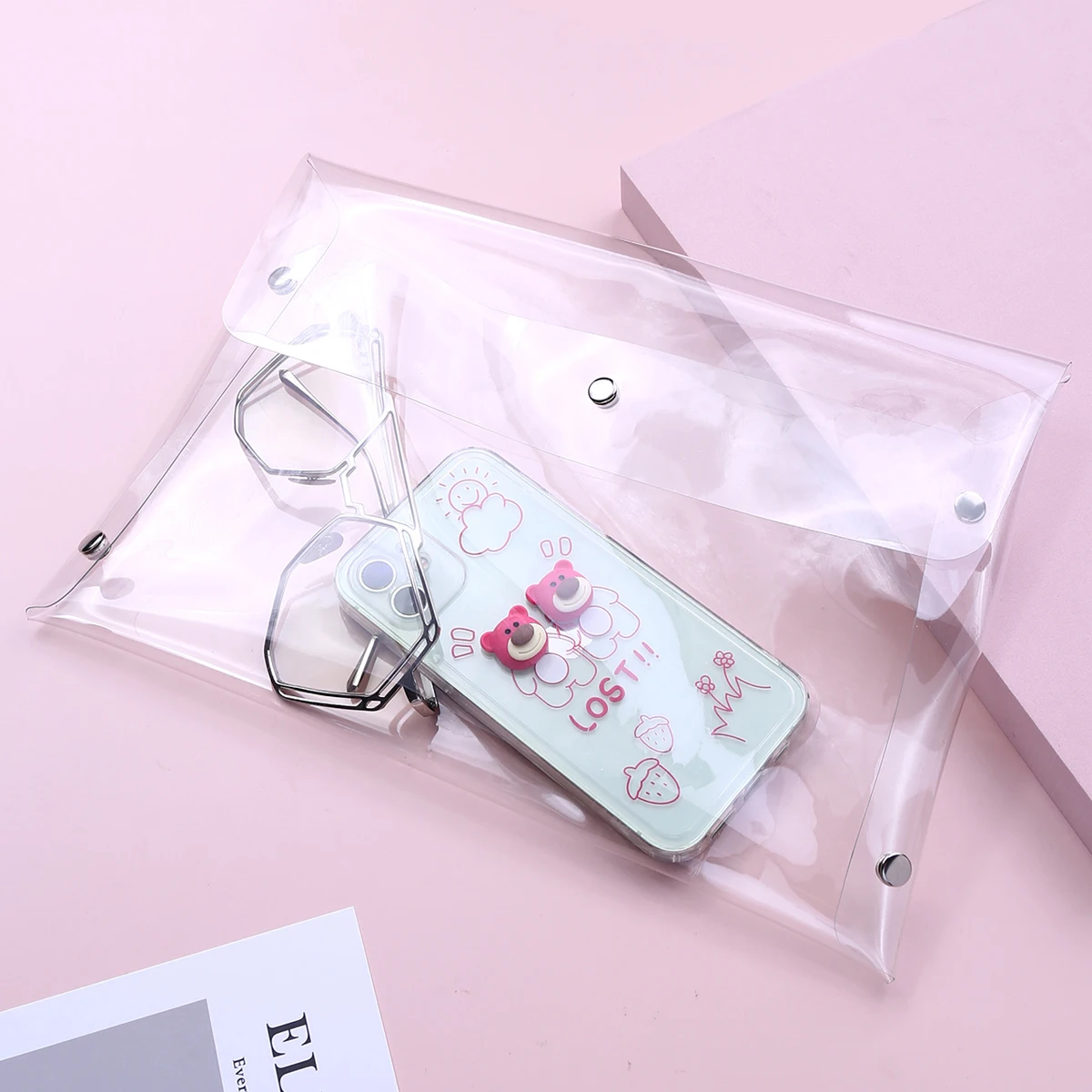 

Customized Transparent Clutch Bag Women Clear Purse Handbag 2021
