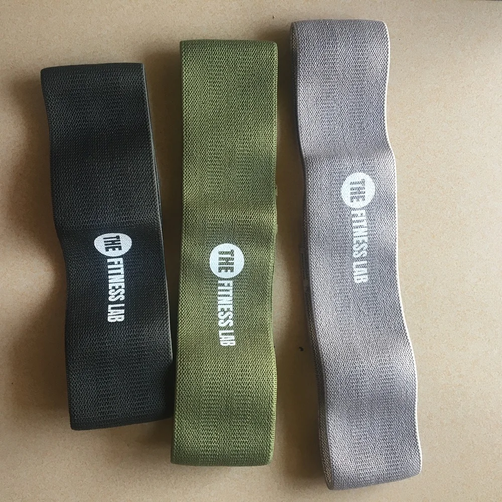 

China polyester elastic wholesale resistant bands hip/leg circle strengthen bands