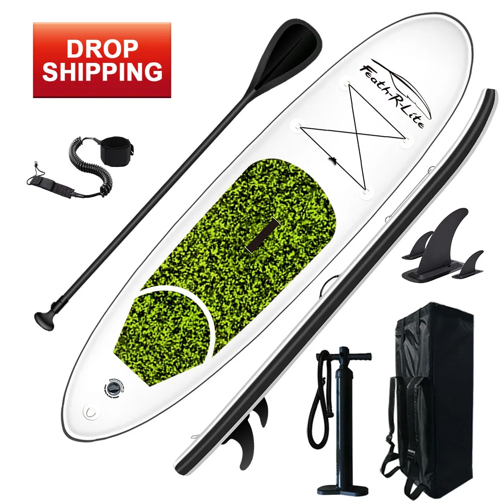 

FUNWATER drop shipping sup paddle board standing surfboard paddle sup boards inflatable paddle board, Green,black,blue,red