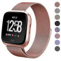 

Ktab Watch Strap for Fitbit Versa Smart Watch Milanese Loop Stainless Steel wristband Strap for Fitbit Versa Watch Band Fashion