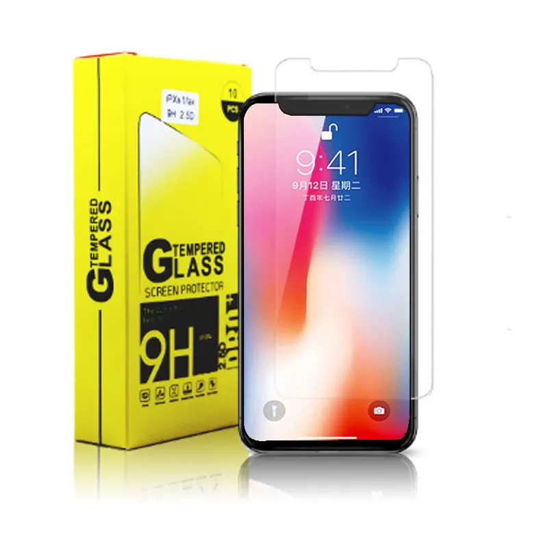 

Popular Product 2.5D 9H Mobile Phone Tempered Glass Screen Protector Film for Iphone 11 12 13 Mini Pro Max Cheap wholesale, Crystal clear