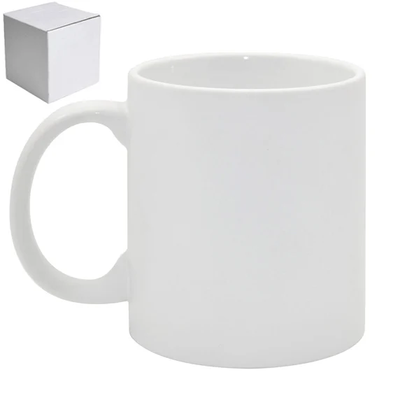 

Ceramic White Mug 11oz Coffee Cup Sublimation Mug Tea Mugs Custom Ceramic with Coating Porcelain Personality Disposable CE / EU