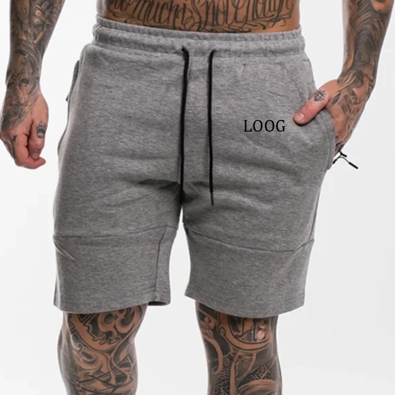 

2021 Foreign Trade Sports Fitness Shorts Mens Outdoor Breathable Leisure Running Pure Cotton Trendy Five Point Pants, As picture