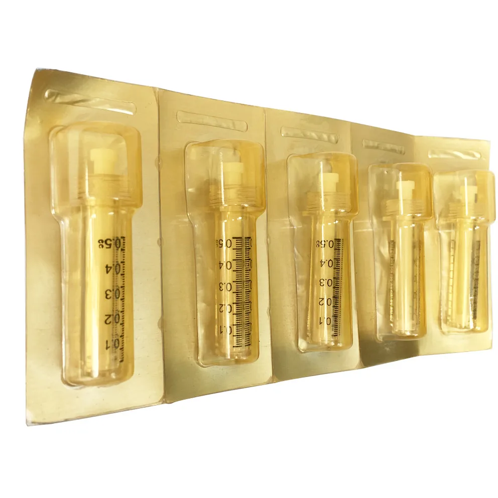 

0.5ml ampoules for needle free hyaluronic injection pen