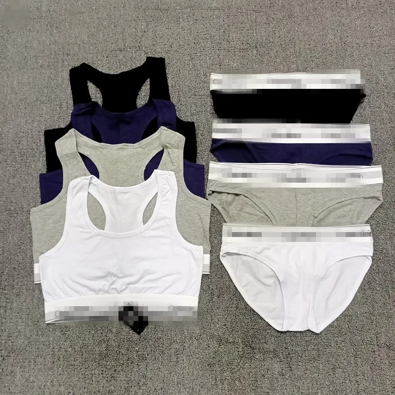 

Customized logo lady panties sexy women sport bra sets underwear