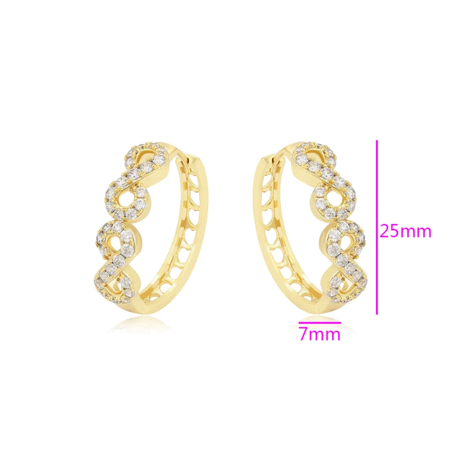 

A00890217 Xuping jewelry delicate and elegant heart shaped 14K gold charm senior sense pendant earrings