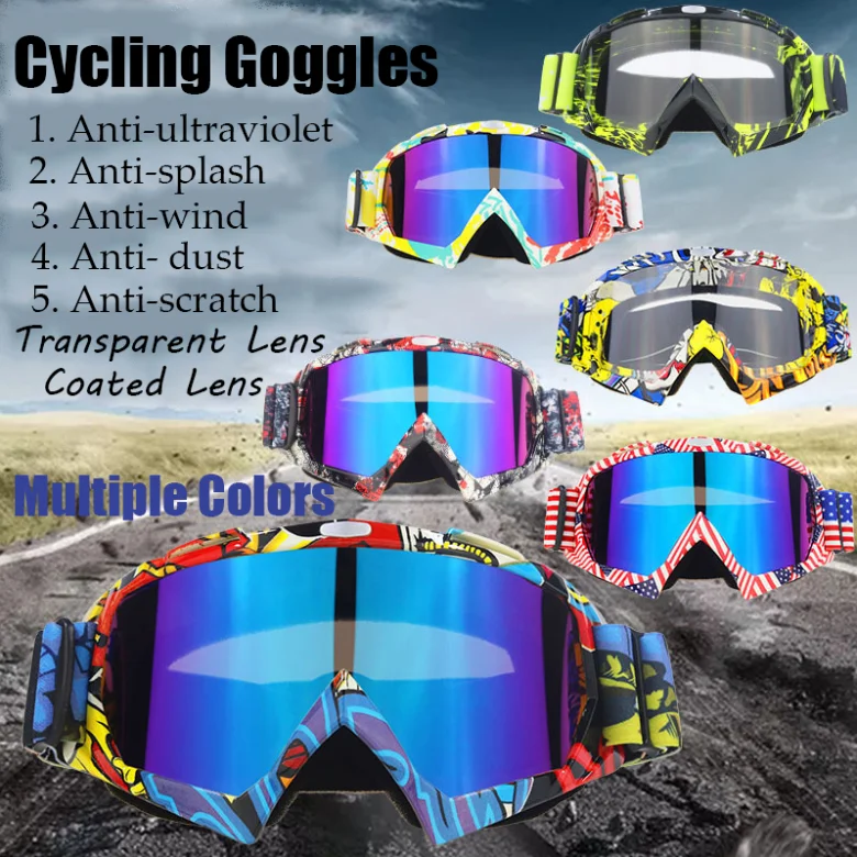 

2021 Men Ski Goggles Snow Glasses UV400 Snowmobile Snowboard Skiing Sunglasses Outdoor Sports Cycling Bike Motorcycle Racing, Picture