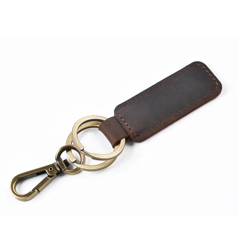 

Factory Wholesale Custom Colors Simple Key Chain Personalized Creative Key Chain Genuine Leather Key Chain Luxury OEM Color