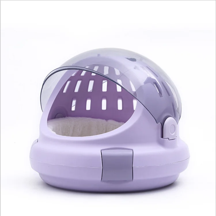 

hot selling Pet Shop Fashion Little Pet Carry Carrier Litter Box Dual Plastic Angle Wings Pet Dog Cat Travel Carrier, Customized color
