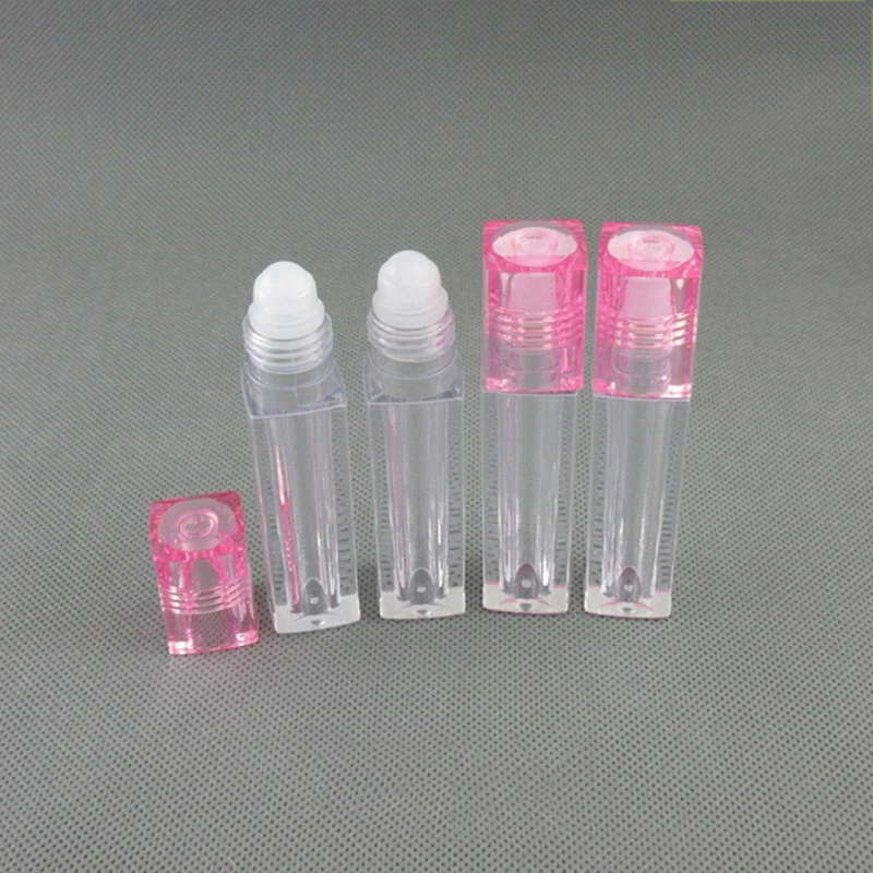 
Roller Bottle Empty Lipgloss Bottle Plastic Lip Gloss Tubes Roll-on Bottle clear Lipgloss Oil Tubes 
