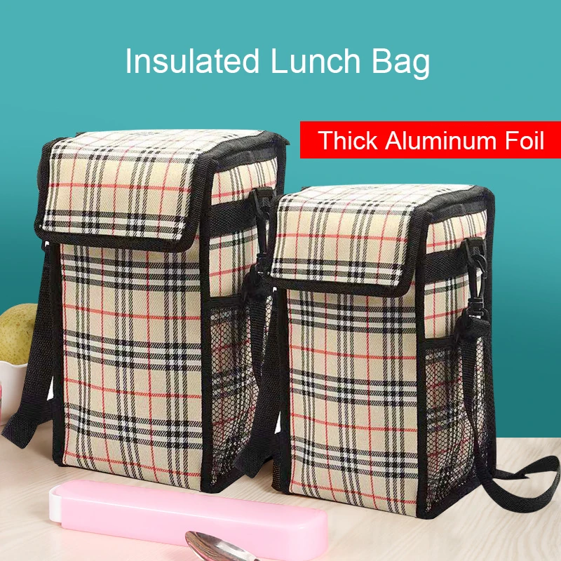 Wholesale Custom Thick Oxford Hot Cold Thermal Insulated Food Bags Lunch Tote Bag