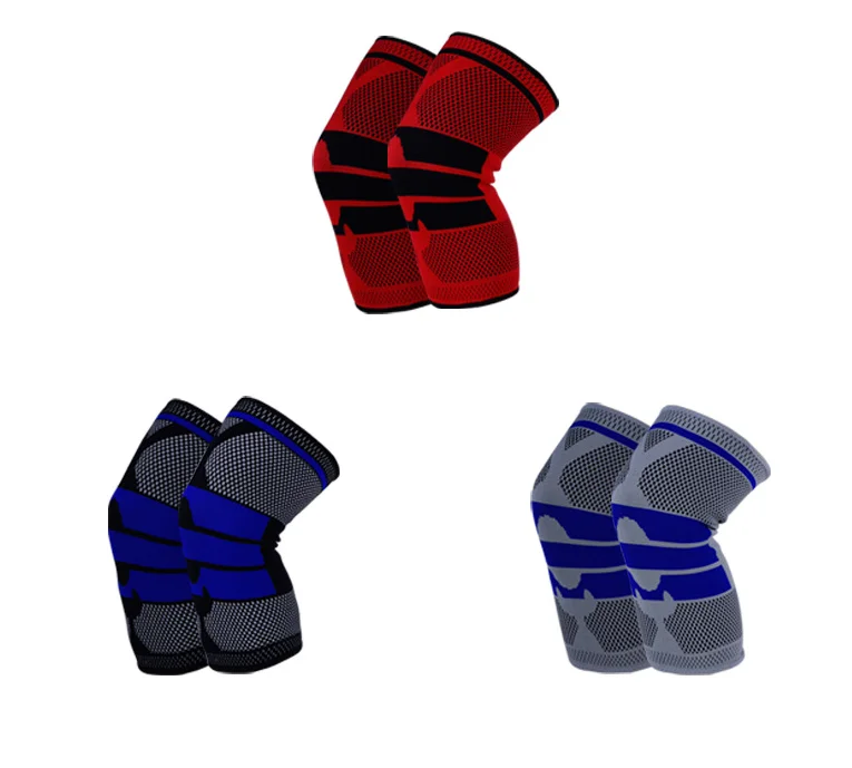 
wholesale cheap price and high quality Knee Brace With Silicone Pad And Spring Compression Sleeve For Sports 