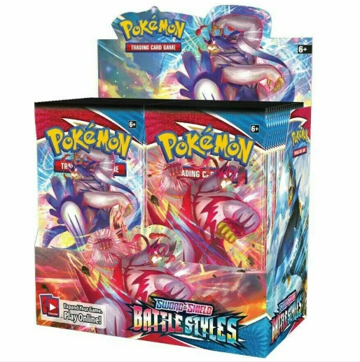 

Free Standard Shipping Pokemon sword shield SS5 Battle Styles Booster Box Sealed 36 Packs English Unopened, Colorful