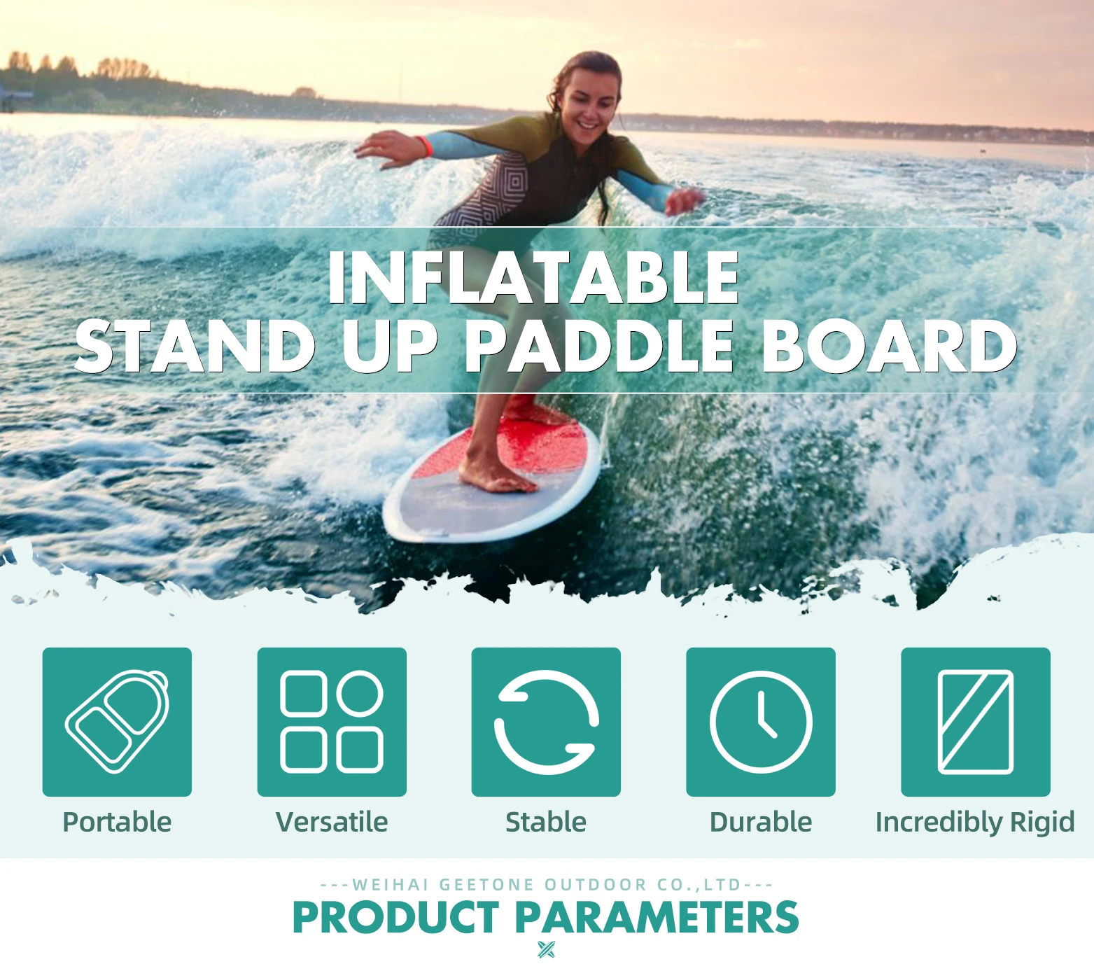 Geetone Blow Up Paddle Boards 2020 Inflatable Stand Up Paddle Board