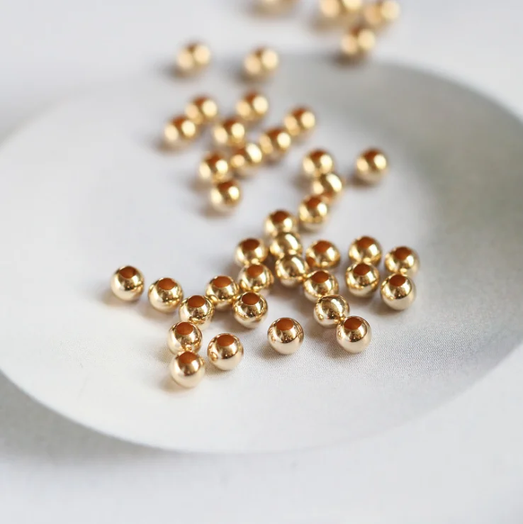 

Professional Wholesale 14K Gold Filled Positioning Beads For Professional Jewelry Making