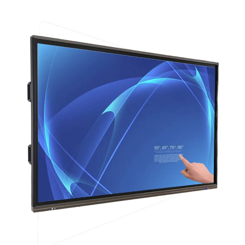 55 65 75 86 inch ir multi-touch screen interactive smart whiteboard for school teaching /office meeting