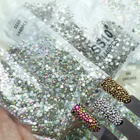 

100% Genuine Elements Crystal in Bulk Wholesales Flat Back Non Hotfix Rhinestones