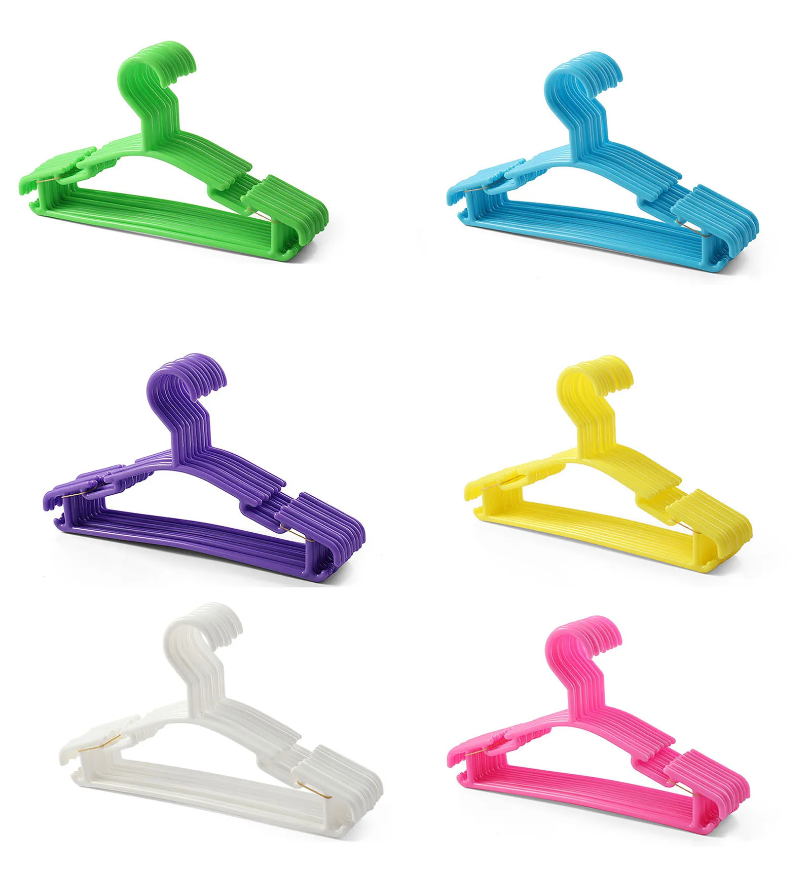 

Kids Clothes Hangers Baby Clothes Hangers 1inch Hooks Mini Childrens Plastic Infant Hangers