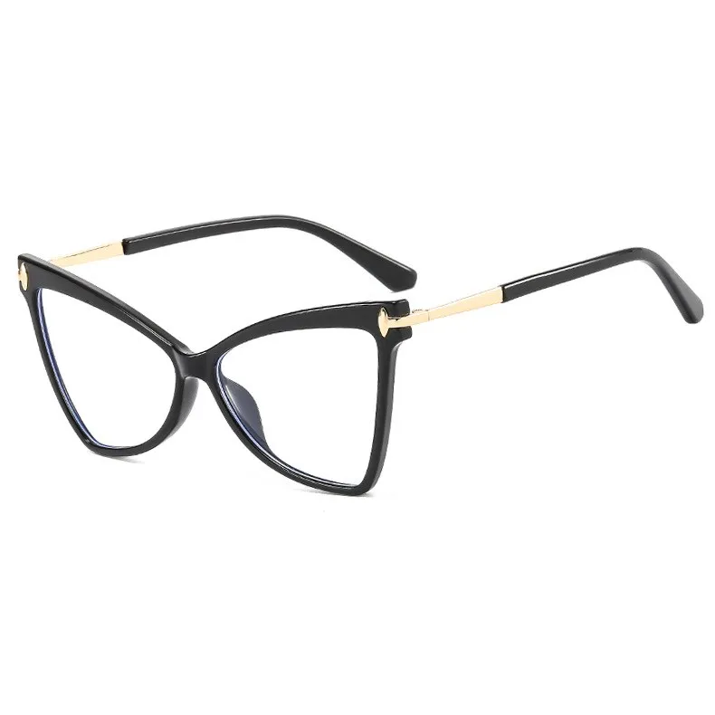 

DL Glasses new design anti-blue light glasses computer big cat eye butterfly TR90 frame Women Men Spectral Optical Eyewear 2022