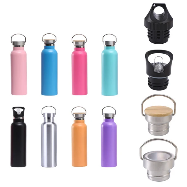 

Vacuum Sealed Double Wall Water Bottle Large Capacity 304 Stainless Steel Household thermos, Black/blue/purple/red/pink