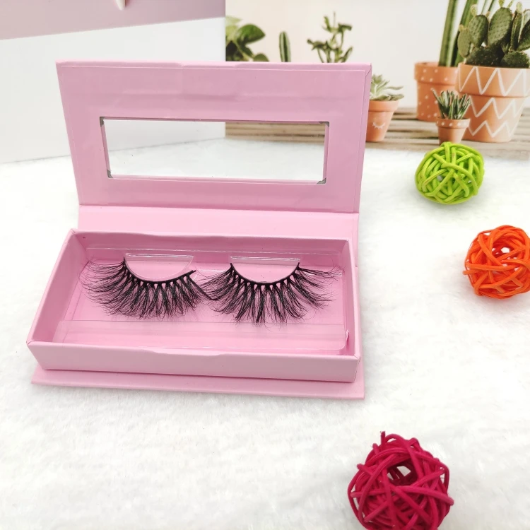 

fluffy curly mink eyelashes wholesale 25mm 30 mm thick 5d 3d mink eyelashes, Black