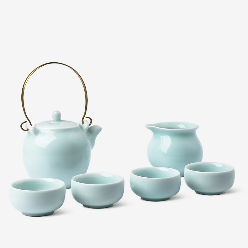 

Jingdezhen Celadon Tea Cup Chinese Kung Fu Tea Set