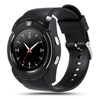 

V8 Sim card Slot Android Camera Round Answer Call Dial Call Smartwatch for Sport Men Women