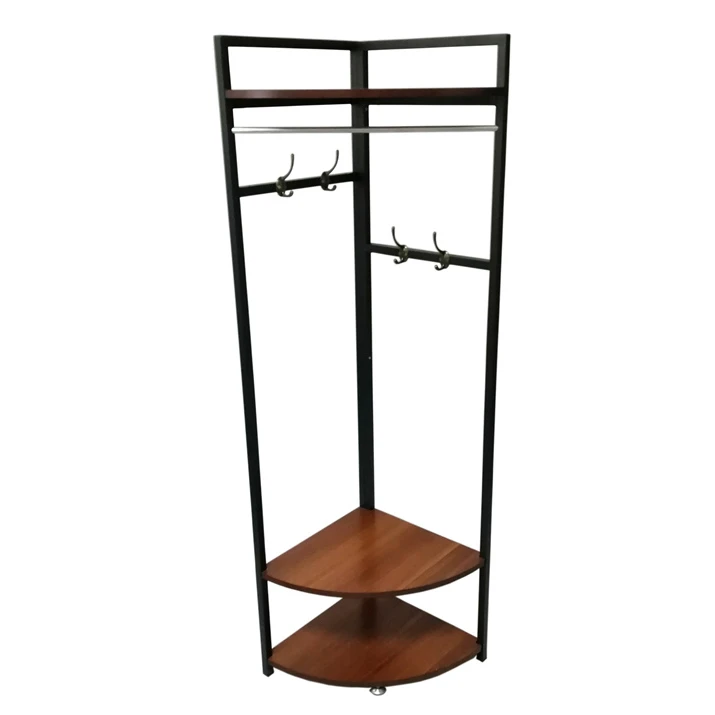 

Wholesale Simple Design Metal Coat Stand with Shoe Rack