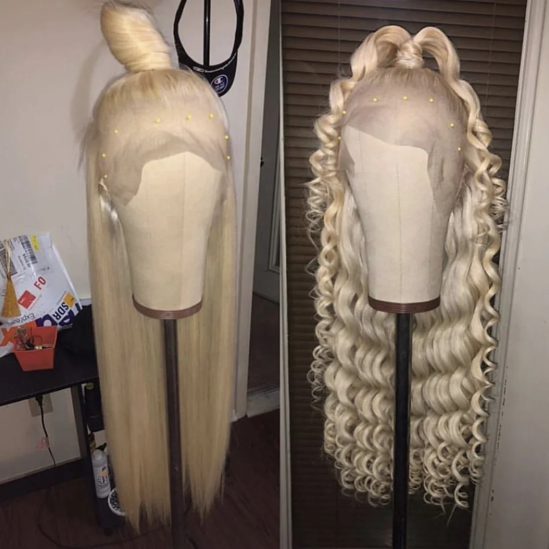 

Highknight Human Hair Full Lace Wig With Baby Hair 613 Full Lace Human Hair Wig