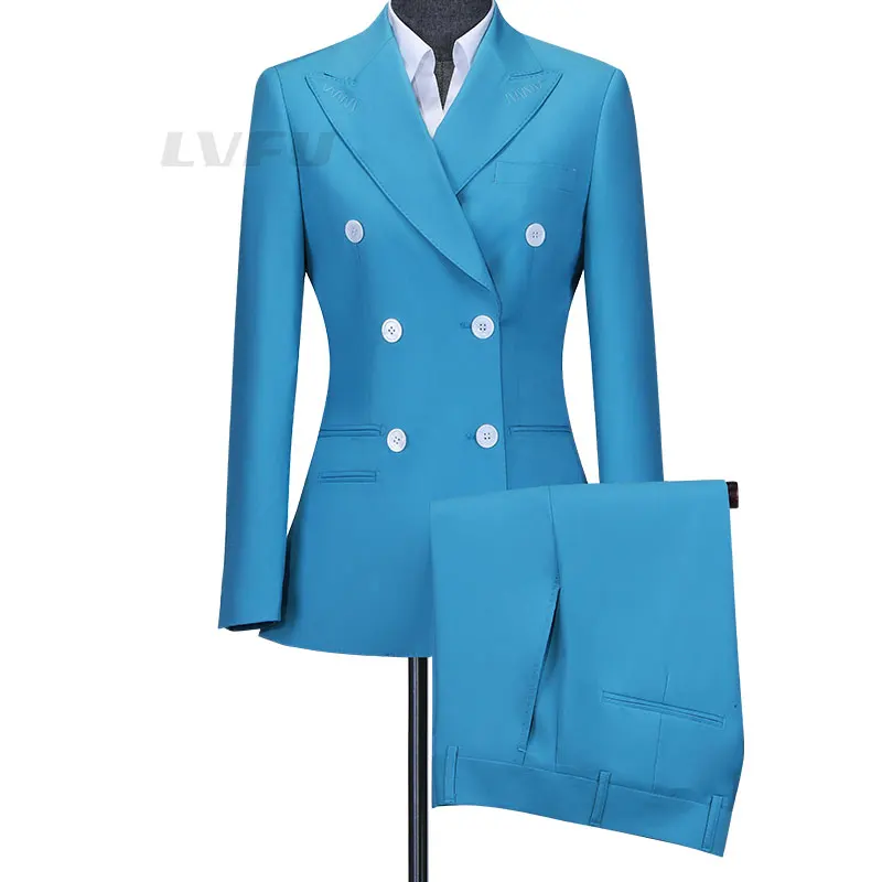 

blue suits for women office in women's suits office work business suits set, Picture