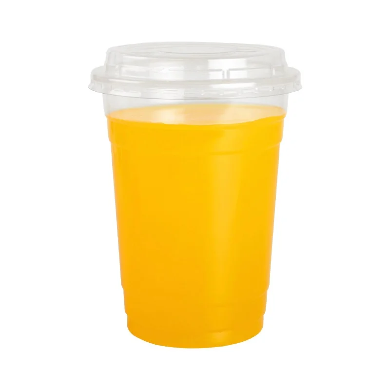Transparent Clear Pp 1000ml Juice Bubble Tea Plastic Disposable