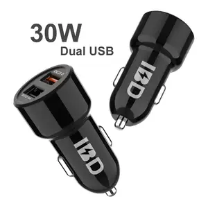 IBD322 5V/1500Ma Qc 3.0 Smart Mobile Phone Electric Dual Usb Battery Car Charger Quick Charge 3.0 2.4A 4.2A 2 In 1
