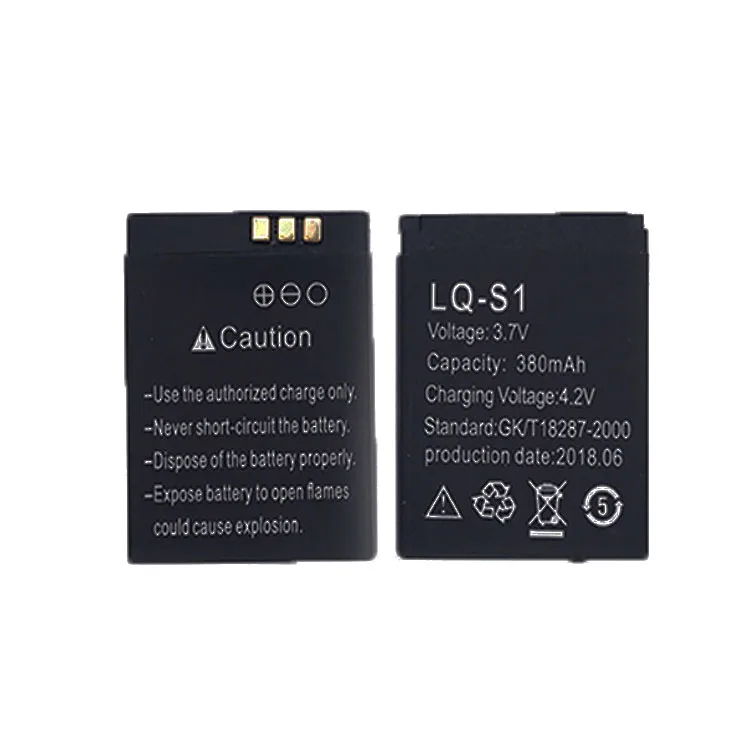 

Factory Wholesale Watch Mobile Phone Battery 3.7v 380mah Lipo Battery For Smart Watch Dz09