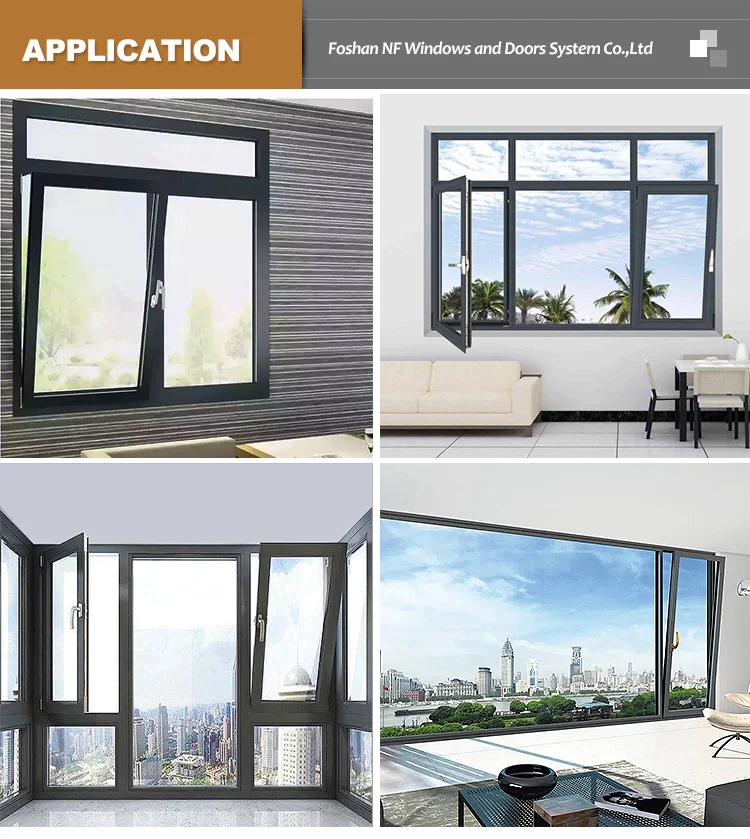 Aluminium Transom Tilt And Turn Glass Windows - Buy Transom Window,Tilt ...