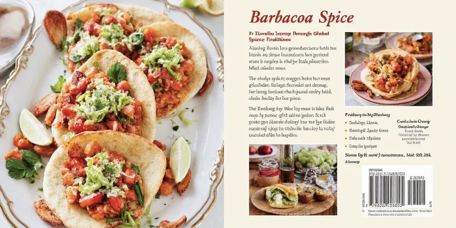 Infographic comparing myths and facts about barbacoa spice