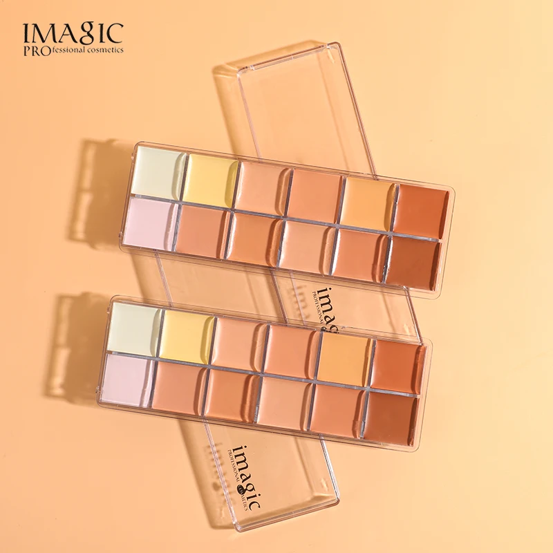 

IMAGIC 12 Colors Makeup Face Cream Concealer Palette High coverage