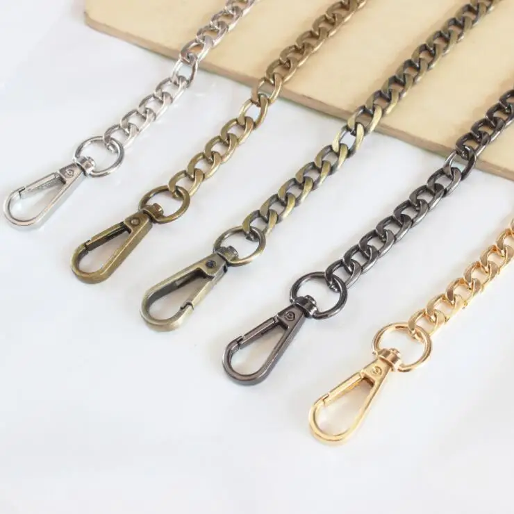 

Custom Size Gold Silver Gun Black Bronze Metal Replacement Chain Bag Women Handbag Chain Accessories Chain, 5 colors