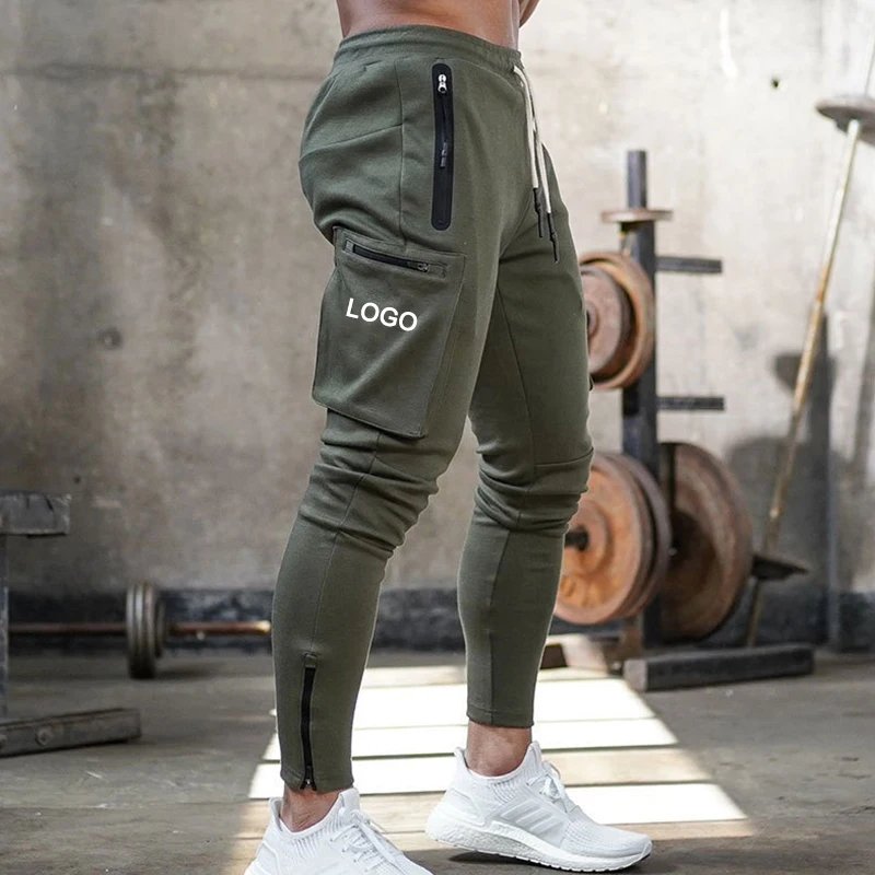 

2021 New trendy striped casual fitness trousers sport track cargo men sweatpants joggers pants mens joggers men, Support custom color