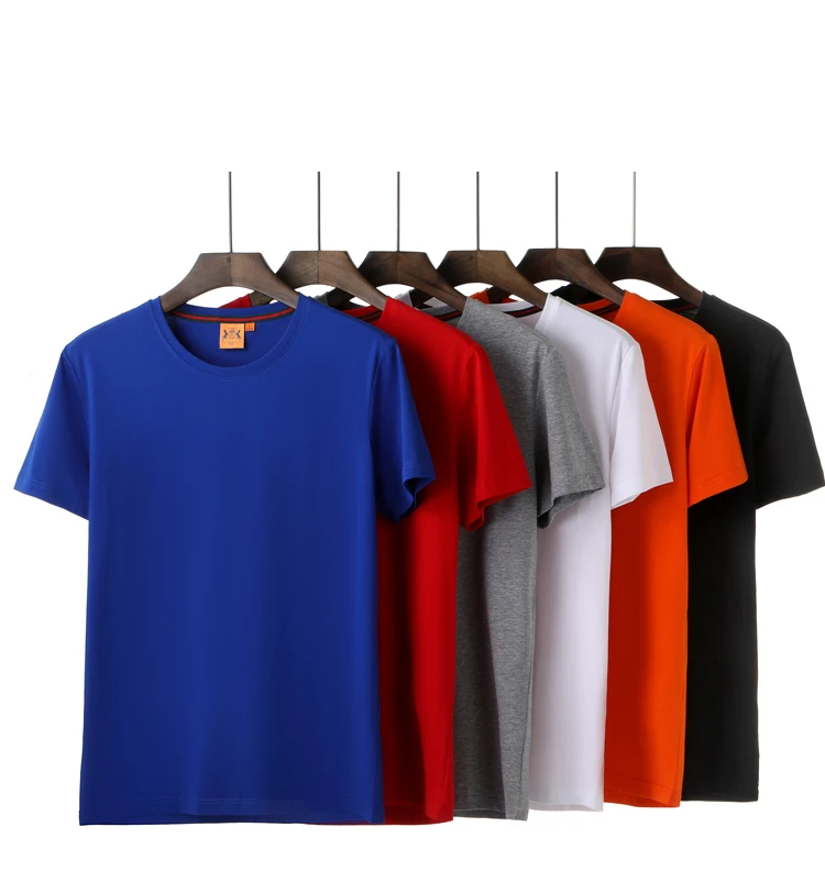 

High quality wholesale tshirt men 95% cotton+5%spandex colors custom logo man t shirt