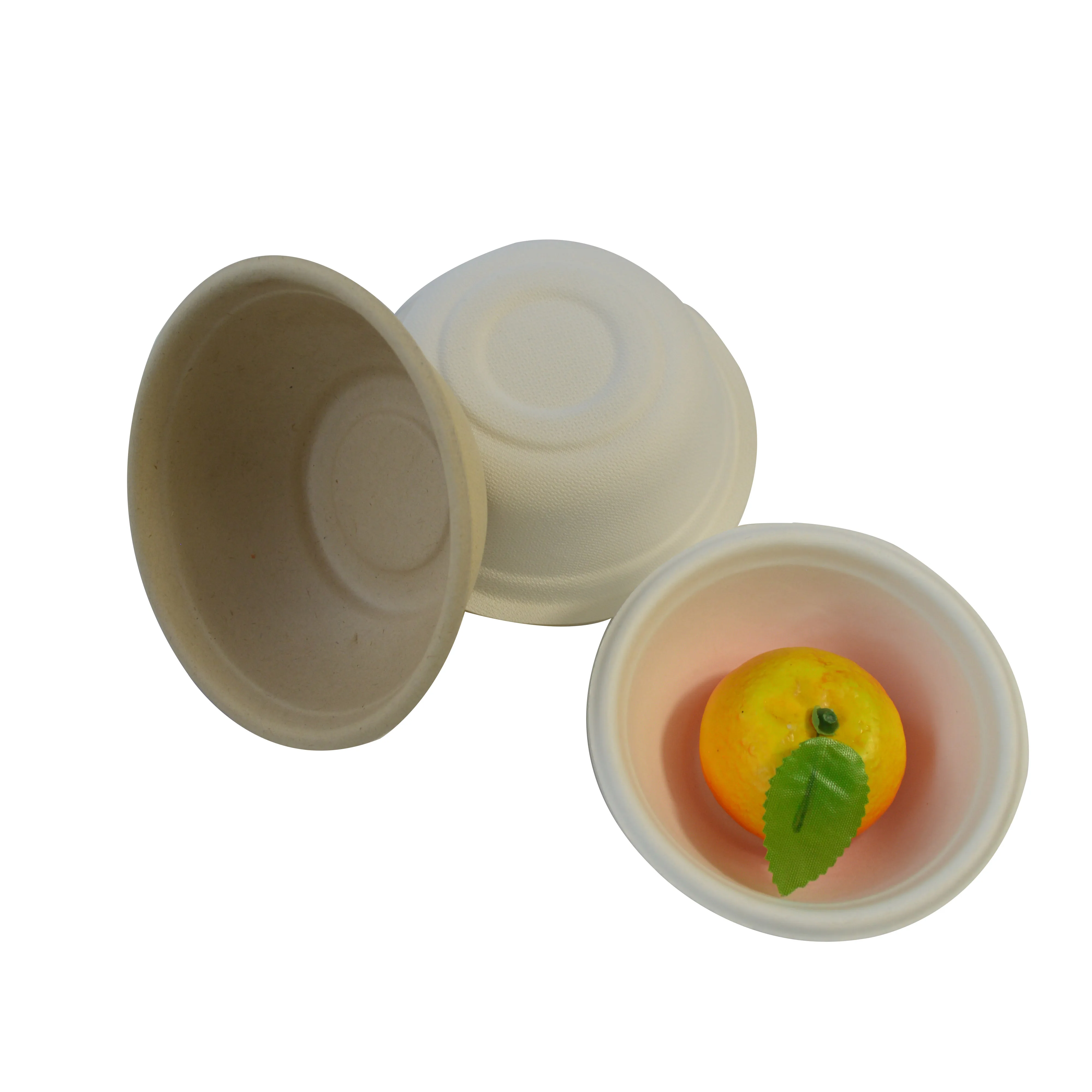 

12oz Biodegradable Food Container Disposable Bagasse Burrito Round bowl