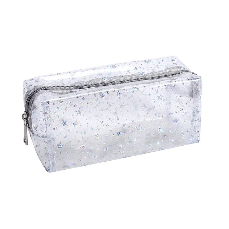 

Wholesales Toiletry Cosmetic Storage Zipper Closure Travel Bag Transparent Clear Cosmetic Bag, Multicolor