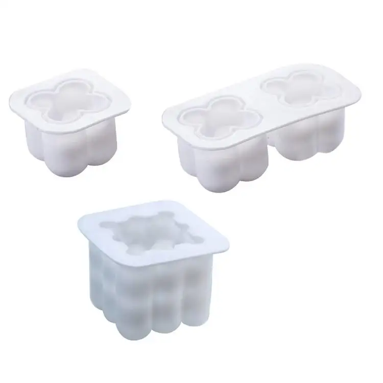 

Silicone Mousse Mold Handmade Cube Cake Candle Mould for Party Wedding Cake Decorating Hot sale