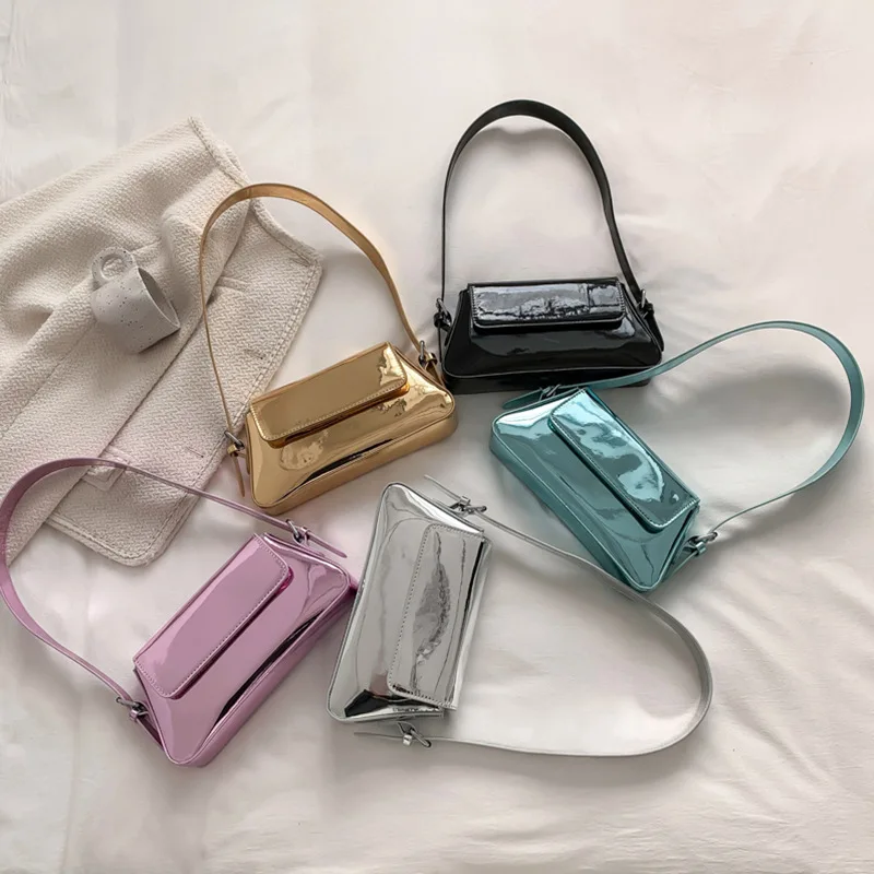 

bolsos para mujeres 2023 Bright mirror leather designer handbags luxury ladies fashion hand bags for women purses