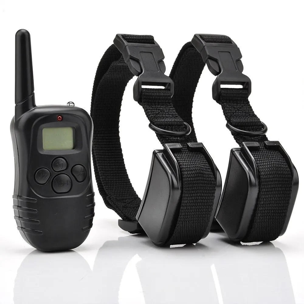 

998dr waterproof rechargeable 300m shock dog training collar with remote