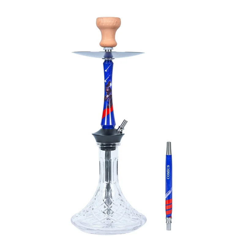 China Manufacture Smoking Hookah Shisha of Eco-friendly Luxury Large Size Hookah Shisha of New Arrival Glass Hookah