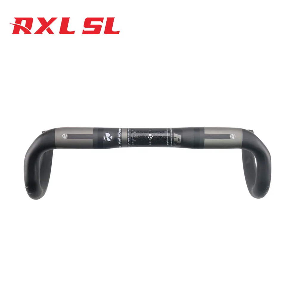 

RXL SL Bicycle Drop Handlebar Roadbike UD Matte Enduro Handlebars Cycle Bent Bars 380/400/420/440 Carbon Fiber, Gray